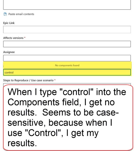 Jira Outlook add-in bug with Component field #2.jpg