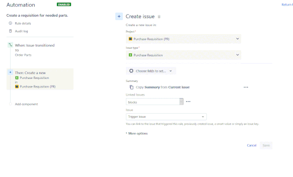 Create PR Automation rule Screenshot 2020-09-29 123326.gif