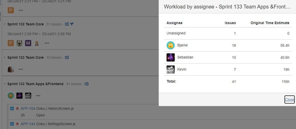 Jira - Backlog overview.JPG