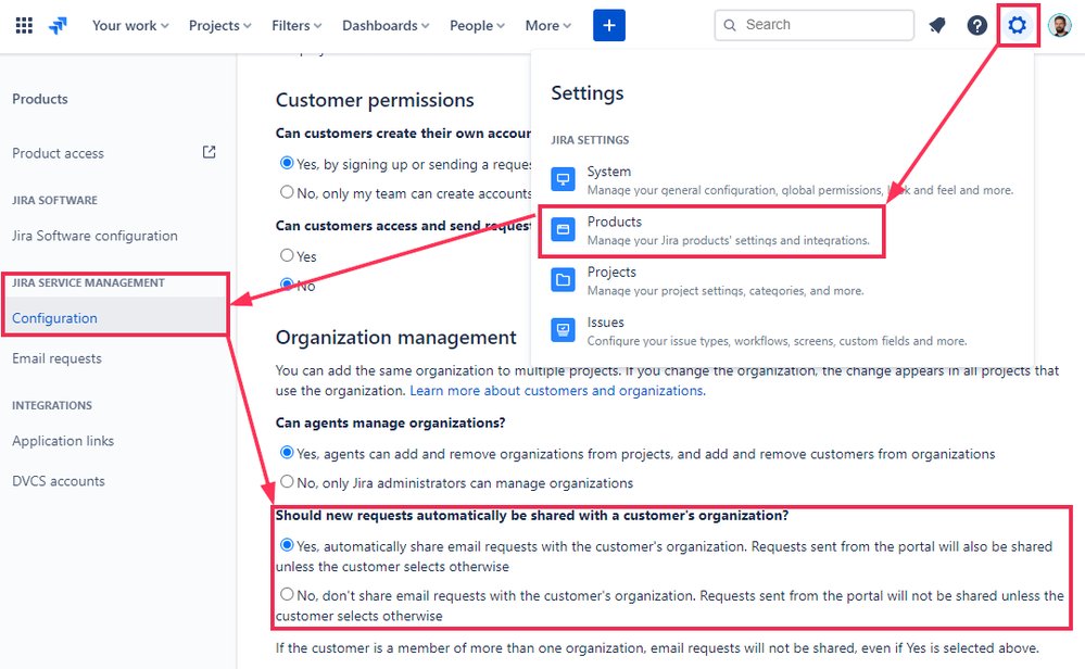 problem-service-queue-duplicate-ticket-from-email-settings-organization-sharing.png