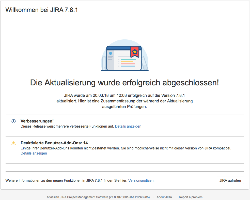 JIRA software 7.8.1 upgrade report.png