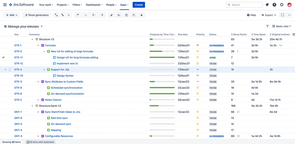 structure-release-planning-hierarchy-example.png