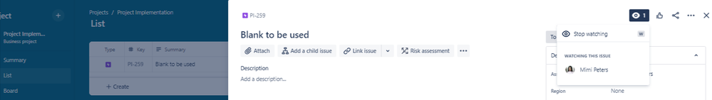 List - Project Implementation - Betvictor Jira.png