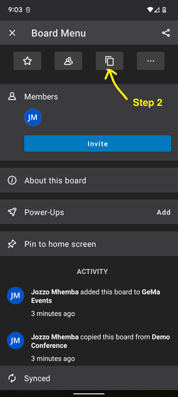 2. Board Menu Opened.png