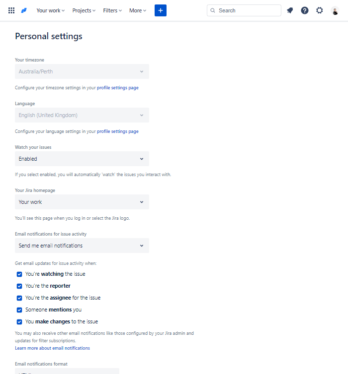 Personal settings - Jira.png