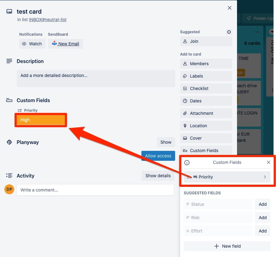 Trello - Custom Fields - Priority=High.jpg