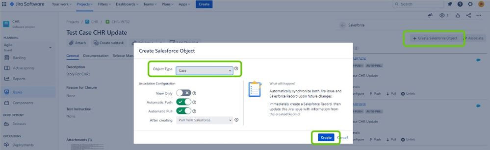 Able to create Salesforce Case from JIRA.jpg