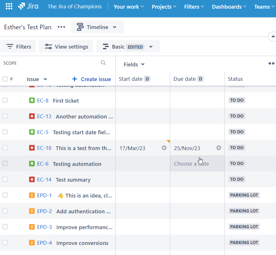 2023-06-28 16_13_22-Esther's Test Plan - Advanced Roadmaps - The Jira of Champions - Brave.png