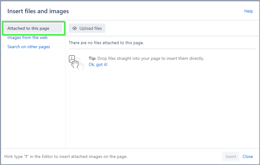 'insert files and images macro - example 'on premise'.png