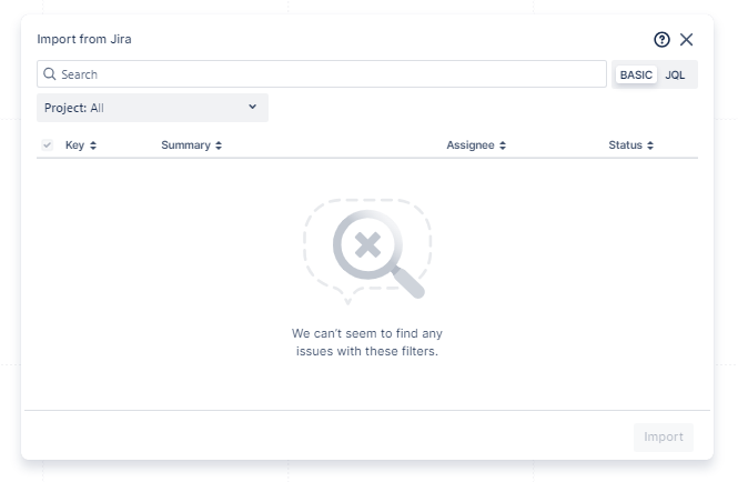 Empty Import issues from Jira page.png