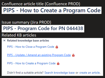 Jira PROD issue summary and related KB articles.png