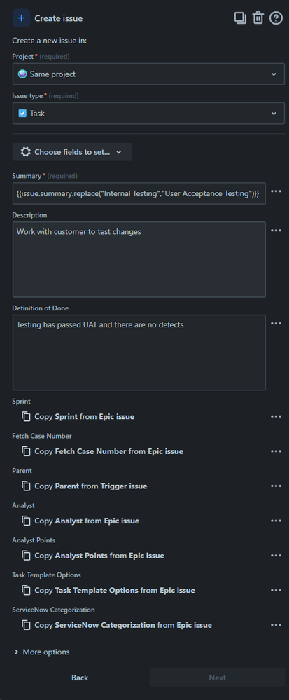Internal Testing to UAT Task parameters.png