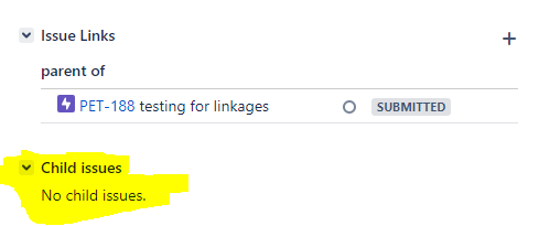not listing under cild issues.PNG