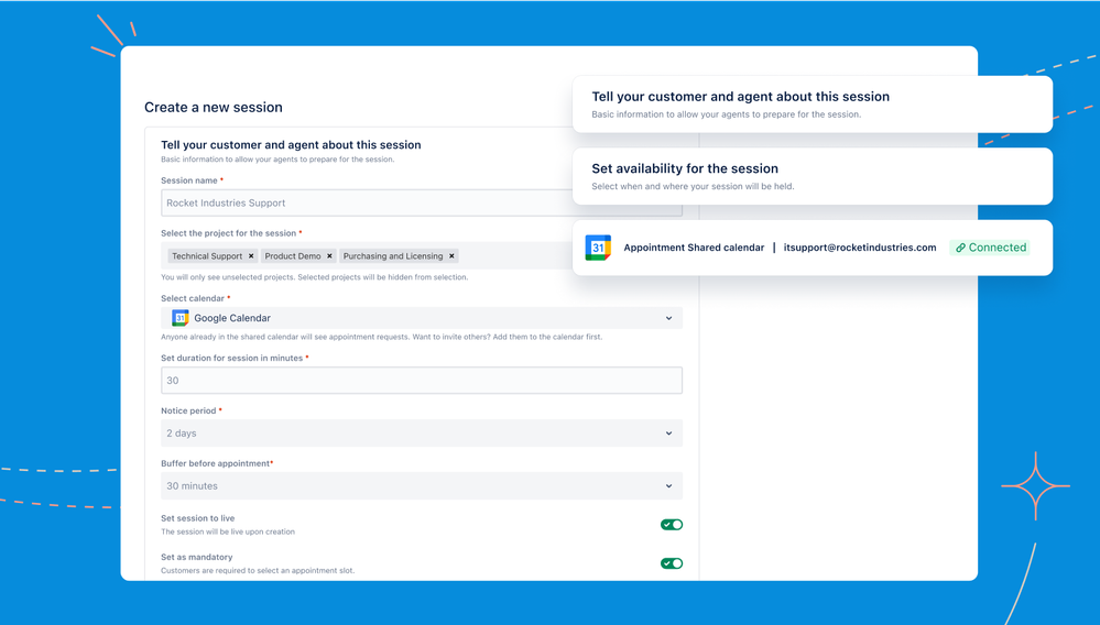 Scheduler for JSM_ Admin session setup.png