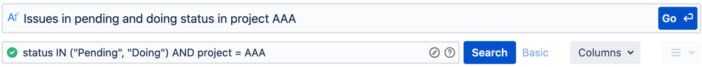 Issues in pending and doing status in project AAA.png