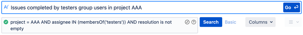 Issues completed by testers group users in project AAA.png