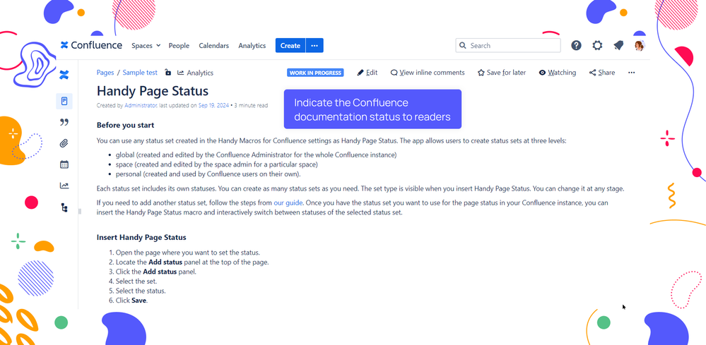 Indicate the Confluence documentation status to readers (4) (1).png
