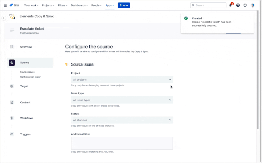 Elements Copy & Sync - Synchronize issues across projects.gif