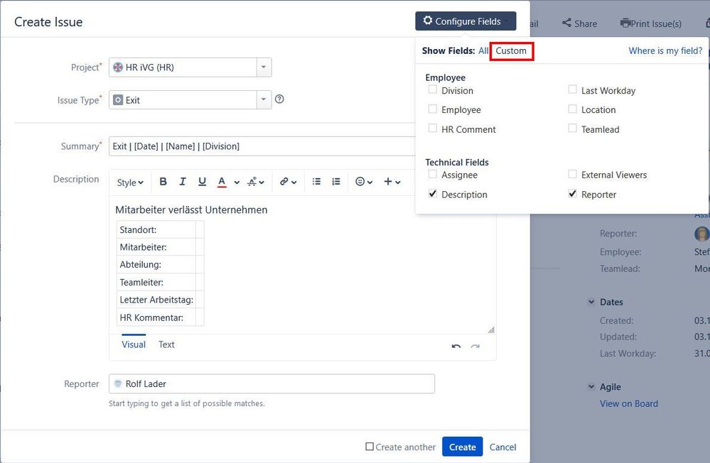 Create Issue - Configure Fields - Custom.jpg