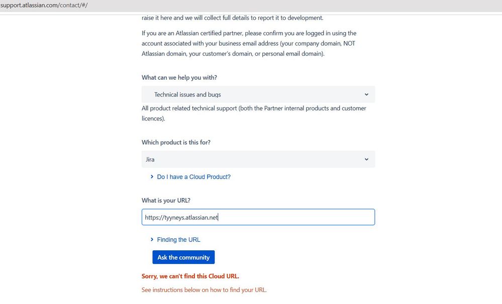 Atlassian Account Issue Screenshot 2.JPG