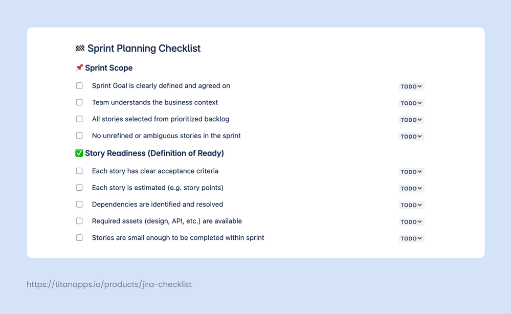 6. Sprint Planning Checklist Template.png