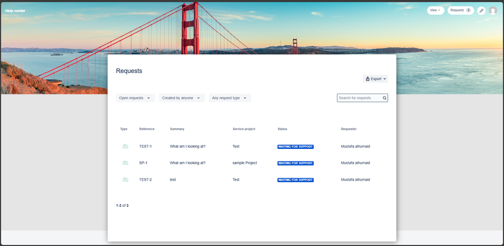 Customer portal Request page - direct http connector port-8088 - dev.png