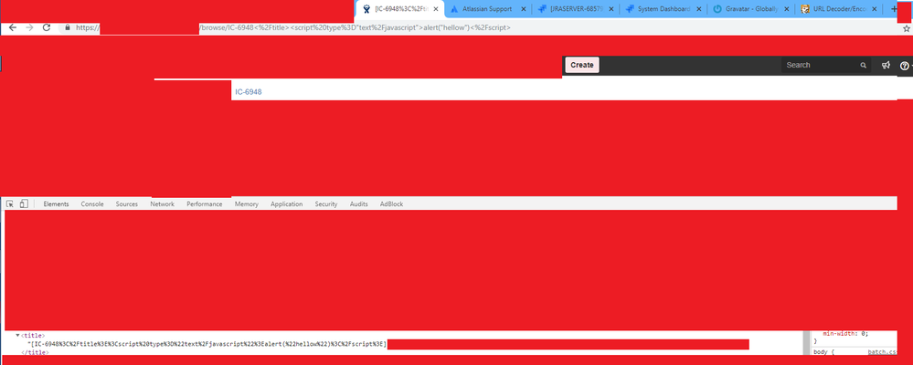 Unsanitised Issue URL leaking into document.title.png