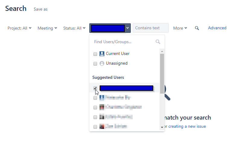 Meeting not in search selecting user.png