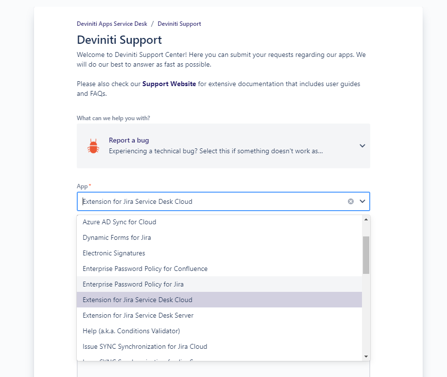 2019_10_30_13_31_22_Report_a_bug_Deviniti_Support_Service_Desk.png