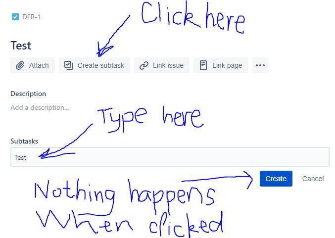 Cannot create subtask 2.JPG