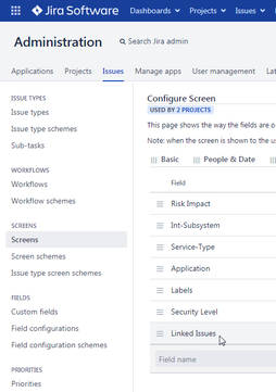 Linked Issues on configuration.png