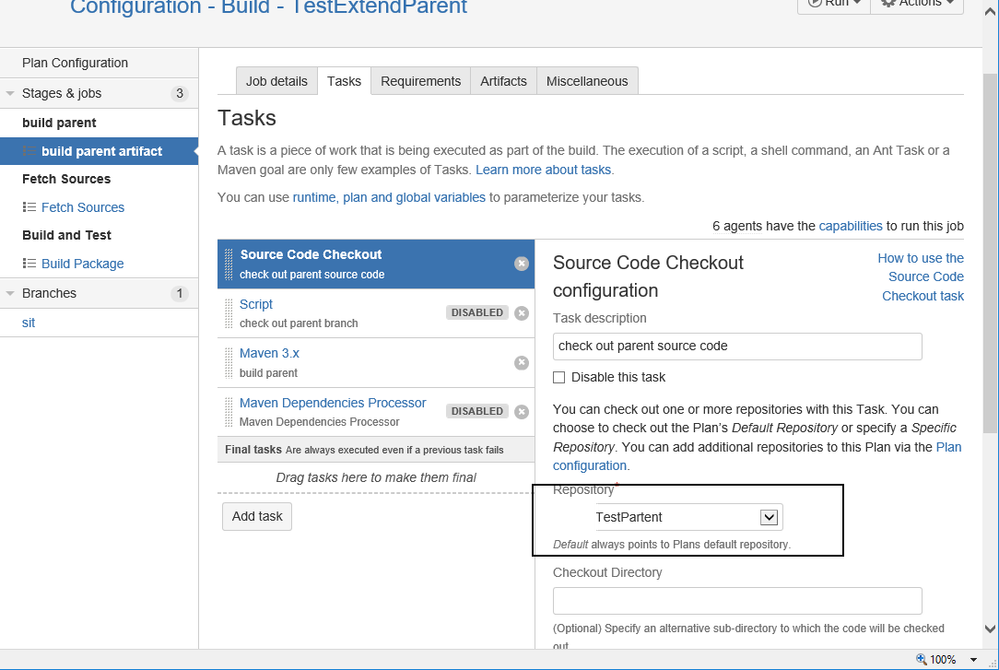 TestExtendParent Build Plan (Source Code Check out for Parent).png
