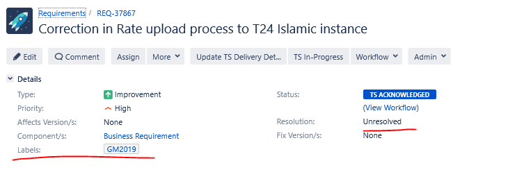 Issue was not appearing when Resolution=Unresolved was added in query.PNG