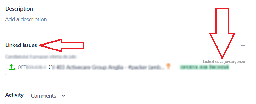 Display date when linked issues was performed.png