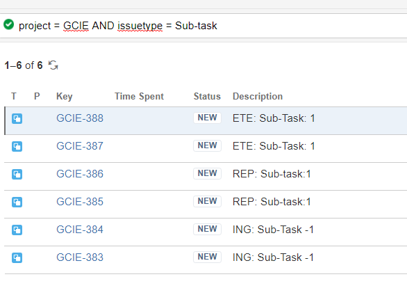JQl query for dispaying subtasks.png