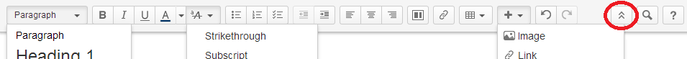 Confluence editor toolbar with hide button.png
