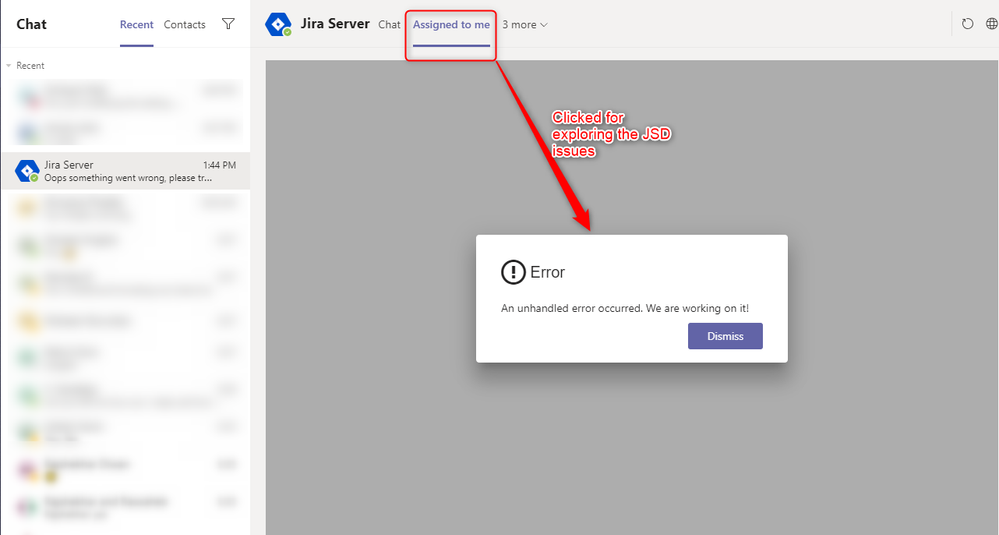 JSD issue not display in chat.png