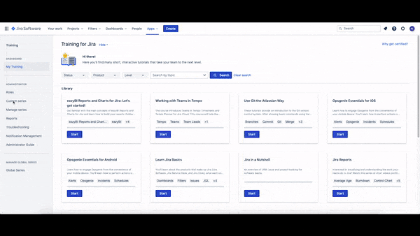 Training for Jira - Custom Series Creation.gif